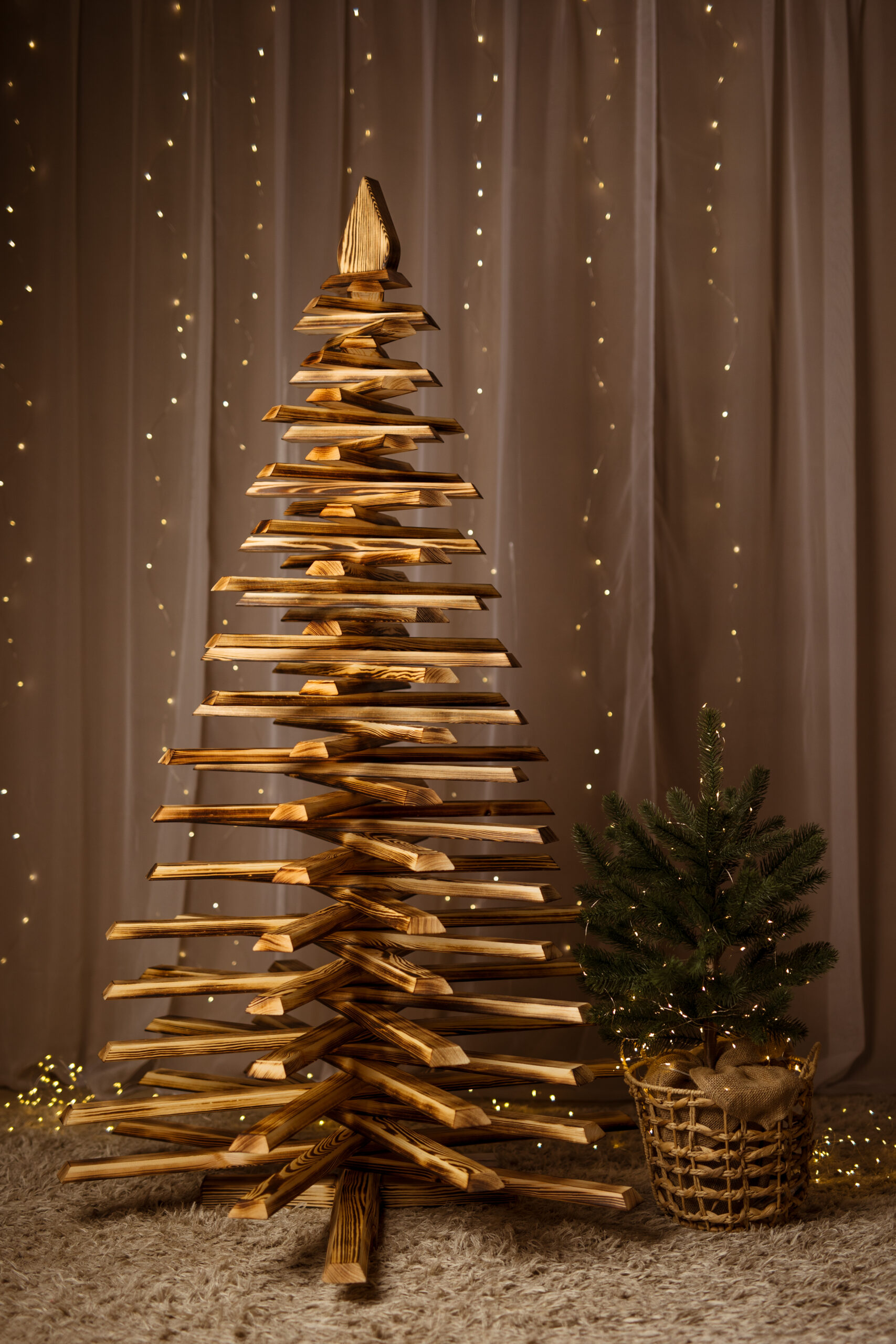 Choinka drewniana ekologiczna