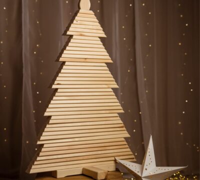 Drewniana choinka ekologiczna